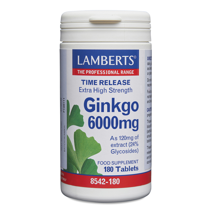 Lamberts Ginkgo 6000mg 180 tabs